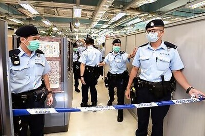 Hong Kong Police Raid on Media Tycoon Filmed in Real Time as China Flexes Its Muscles