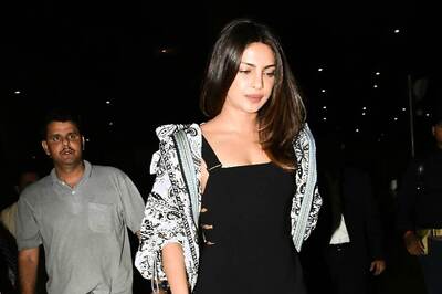 Priyanka Chopra Looks Chic In A Black Jumpsuit As She Arrives At Mumbai Airport