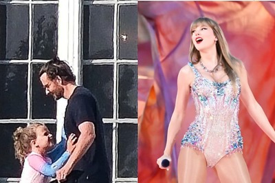 Bradley Cooper Enjoys A Relaxing Day With Daughter At Taylor Swift’s Pool Party