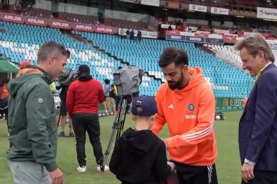 Watch: Virat Kohli's Heart-Warming Gesture as he Signs RCB Jersey for Young Fan in South Africa