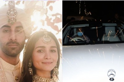 Ranbir Kapoor-Alia Bhatt Post Wedding Bash: SRK Hides His Face, Tara Sutaria Attends with Aadar