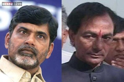 CMs of Telangana, Andhra Pradesh hold talks to sort out differences
