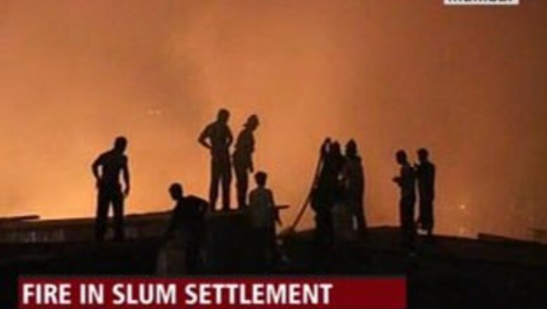 Fire in Mumbai slums, no casualties reported