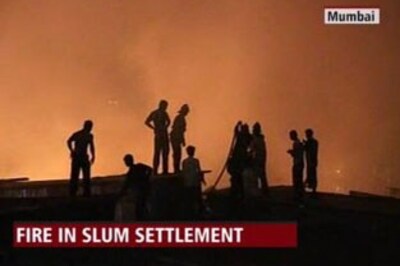 Fire in Mumbai slums, no casualties reported