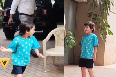 Taimur Ali Khan’s Running, Jumping After Returning From School Is Too Cute To Miss