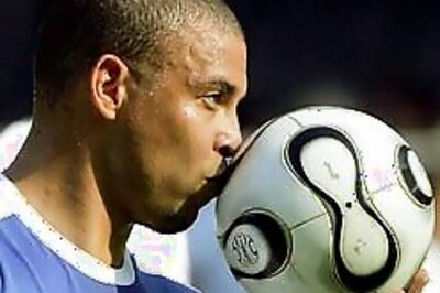 Ronaldo plays his 100th game for Brazil