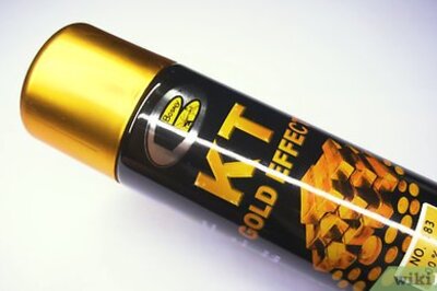 How to Spray Paint with Gold