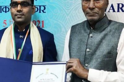 Madhya Pradesh Teacher Shakti Patel Receives National Teachers Award 2021