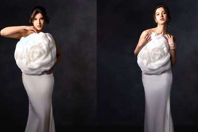 Shanaya Kapoor Blooms In A Pristine White Bridal Gown, See Pics