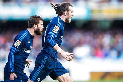 Gareth Bale's late header puts Real Madrid on top of La Liga