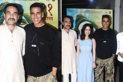 Akshay Kumar, Pankaj Tripathi Greet Paps With Folded Hands At OMG 2 Screening; Watch Video