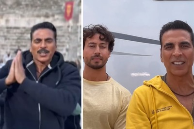 How Akshay Kumar, Tiger Shroff Celebrated Ram Mandir Consecration On Bade Miyan Chote Miyan Sets