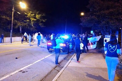 Police, Protesters Clash After Vigil For Slain Georgia Tech Student