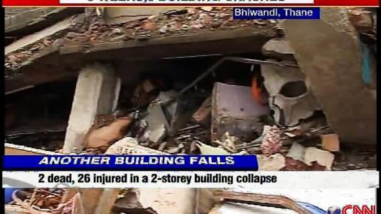 Thane garment factory building collapse: 2 dead, 26 injured