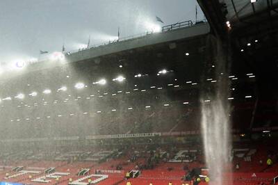 Watch: Heavy Downpour at Old Trafford Paints Gloomy Picture After Manchester United Suffer Another Defeat