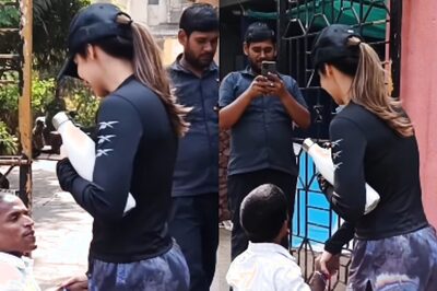 Malaika Arora Shakes Hands With Fan, Obliges Him With Selfie; Netizens Love Her ‘Sweet Gesture’