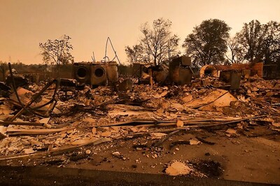 Mangled Boats, Bikes All That Remain in Wake of California Fire