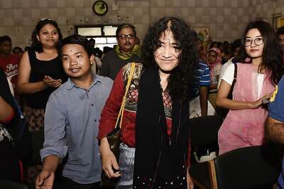 Irom Sharmila Attends Malom Massacre Anniversary for First Time