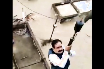 On Flood Survey, MP Minister Airlifted After Boat Breaks Down as He Tries to Rescue Stranded