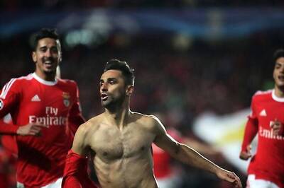 Champions League: Benfica edge Zenit 1-0 in first leg with late goal