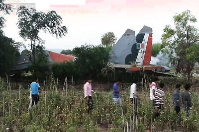 Snapshot: Sukhoi crashes near Pune village, pilots safe