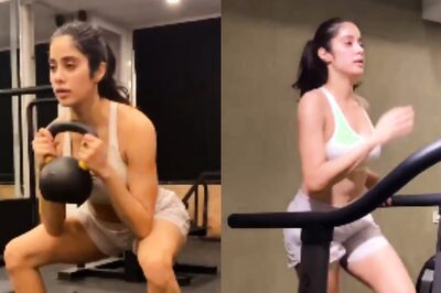 Janhvi Kapoor Lifts Dumbbells, Runs On Treadmill in Video featuring Her Morning Workout Regime; Watch