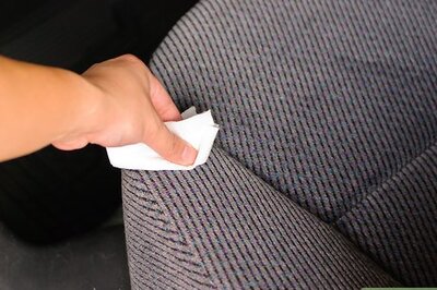 How to Remove Liquid Spills from Fabric Vehicle Upholstery