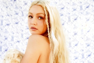 Gigi Hadid Goes Topless In Sizzling New Bikini Shoot, Covers Her Modesty With a Bunny; See Pics