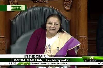 Sumitra Mahajan apologises, expunges her 'vested interest' remarks
