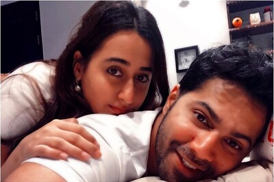Varun Dhawan and Natasha Dalal Twin in Loved up Pic