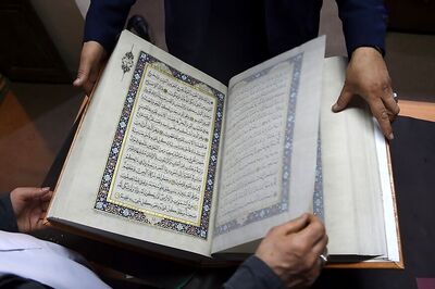 Rare Silk Koran Helps Preserve Afghanistan's Cultural Heritage