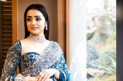 Trisha Krishnan's Embroidered Saree Worth Rs. 1.30 Lakh Steals The Show At PS2 Trailer Launch