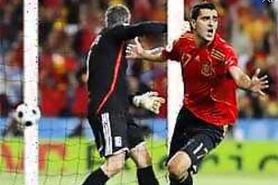 Spain second string complete Greek tragedy