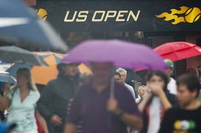 Hurricane remnants suspend play at US Open