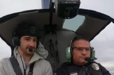 YouTuber Takes Retiring Cop on a Helicopter Ride, Films Wholesome Moment on Camera