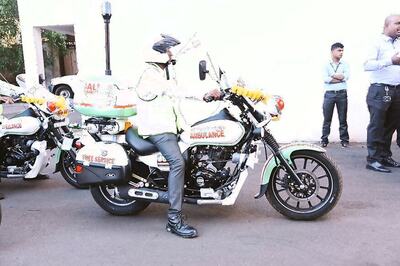 Goa Government Launches Motorcycle Ambulance Service