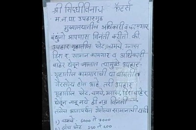 Mumbai: BMC Canteen Puts Up Notice After Thousands of Spoons, Glasses & Plates Go Missing