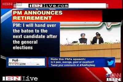 Will hand over charge to a new PM after next elections: Manmohan Singh