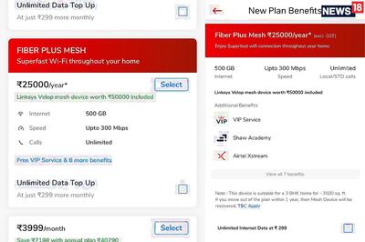 Airtel Xstream Fiber Plus Mesh Plan Costs A Whopping Rs 25000 Per Year And Still Does Not Offer Unlimited Data