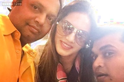 Snapshot: Sunny Leone shares photos from the sets of 'Kuch Kuch Locha Hai' on Instagram