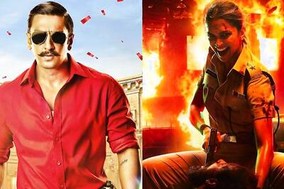 Simmba Ranveer Singh Screams 'Aali Re Aali' as Deepika Padukone's Fiery Look From Singham 3 Drops
