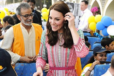 Kate Middleton exudes radiance in a printed Anita Dongre creation