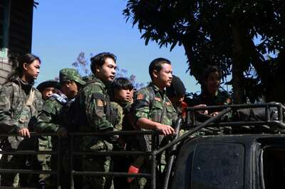 Nearly 300 Myanmar Soldiers Flee to India after Rebel Gains: Report