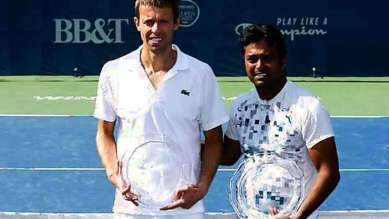Paes-Nestor pair lifts Winston-Salem open trophy