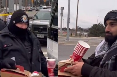Canada: Police Quizzed Over Viral Video of Officer Delivering Hot Coffee to Anti-Israel Protesters