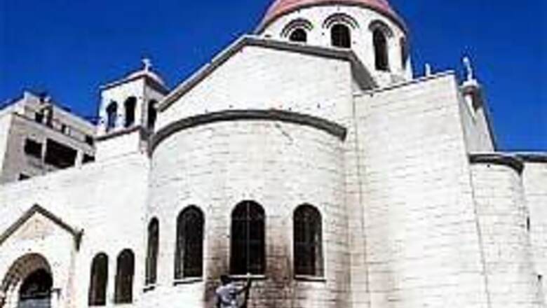 West Bank churches hit by firebombs