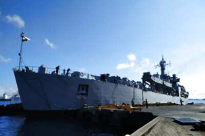 INS Kesari Carrying Medicines, Doctors Reaches Mauritius to Help Country Fight Against Covid-19