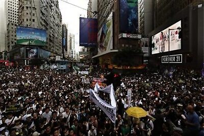 China says Hong Kong protests an attempt to seek independence