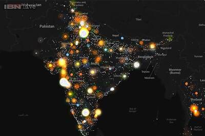 These amazing animated maps show how actively the world has been tweeting about India's elections