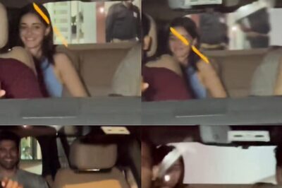 Ananya Panday Blushes Hard As She Gets Clicked With Aditya Roy Kapur In His Car, Video Goes Viral